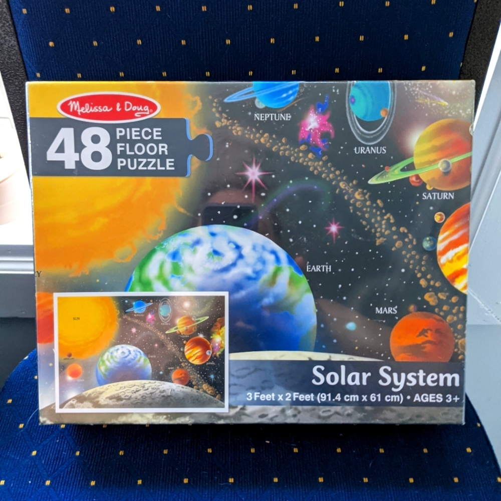 Melissa and Dough Solar System Floor Puzzle